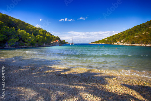 Stoncica sand beach, Vis island - Croatia