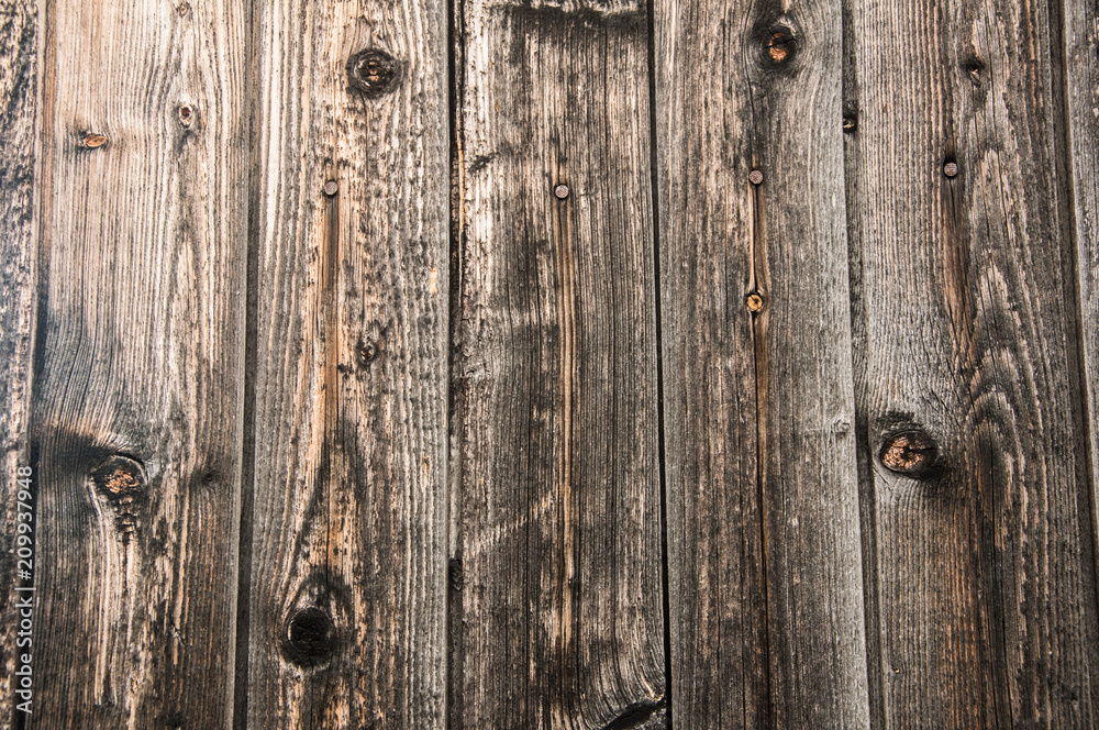 Wall of planks texture Wall of planks texture