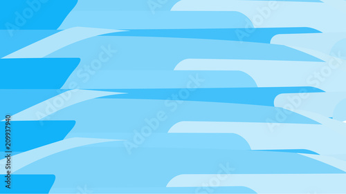 Simple background from minimalistic variegated magical multicolored abstract bright mosaics of inclined lines of waves of strips of geometric shapes. Vector illustration.