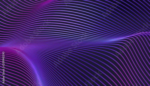 Abstract 3d rendering of sm...