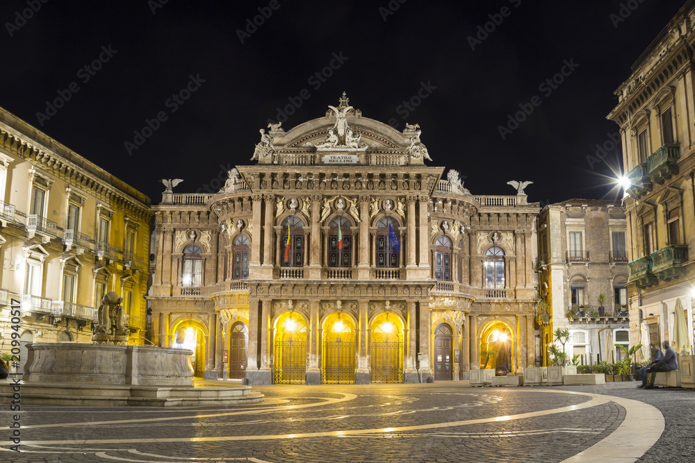 Massimo Bellini Theater, Catania, Italy