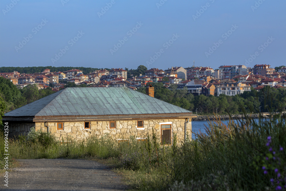 View of Tsarevo from the old district of Vasiliko, Black Sea, Bulgaria. View of Tsarevo from the old district of Vasiliko, Black Sea, Bulgaria.
