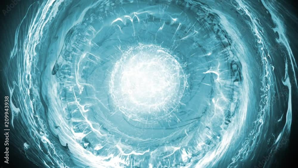 Blue core of a super giant as abstracted motion background