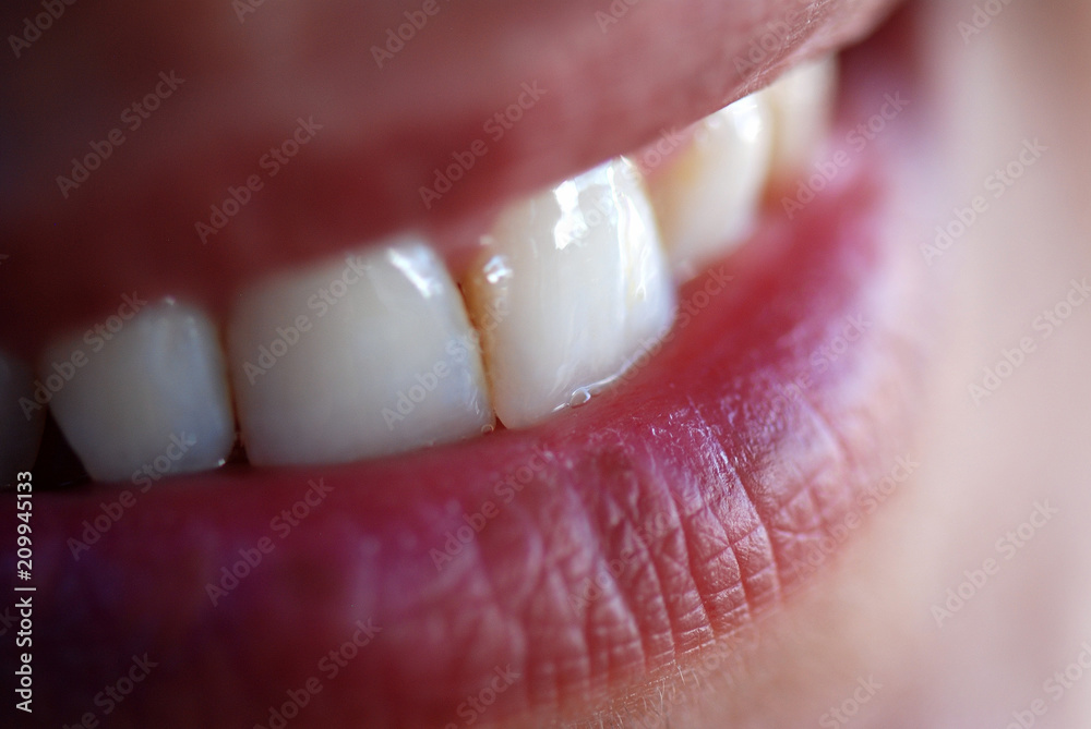 Naklejka premium MACRO DE UNA BOCA