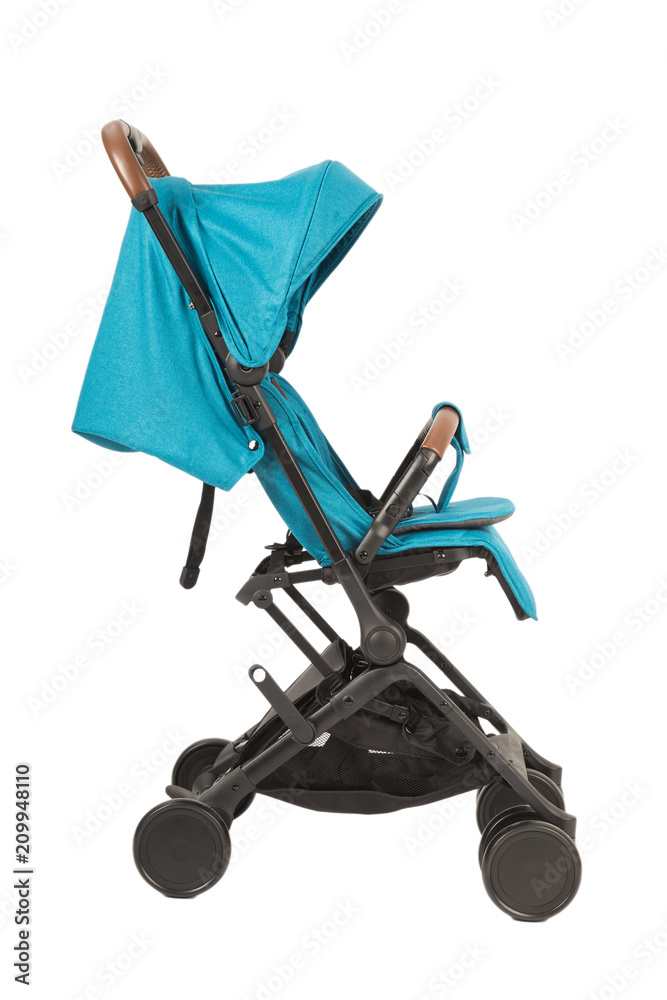 A stroller on a white background, modern design. A stroller on a white background, modern design.
