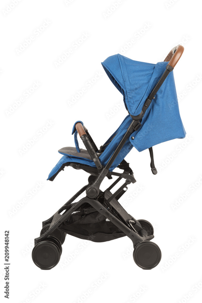 A stroller on a white background, modern design. A stroller on a white background, modern design.