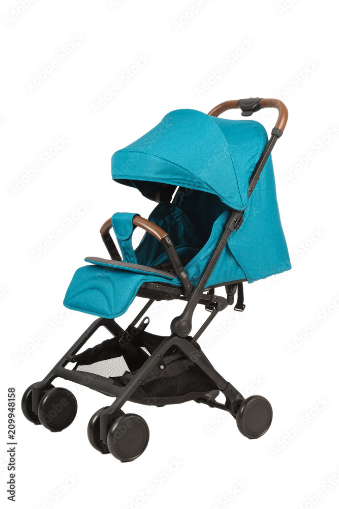A stroller on a white background, modern design. A stroller on a white background, modern design.