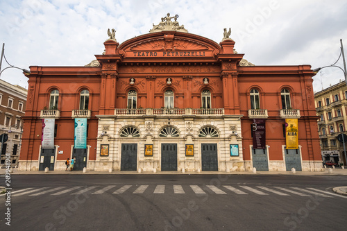 The Teatro Petruzzelli, the largest theatre of Bari and the fourth Italian theatre by size, Apulia, Italy