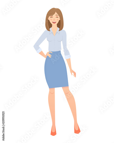 business woman isolated © Visual Content