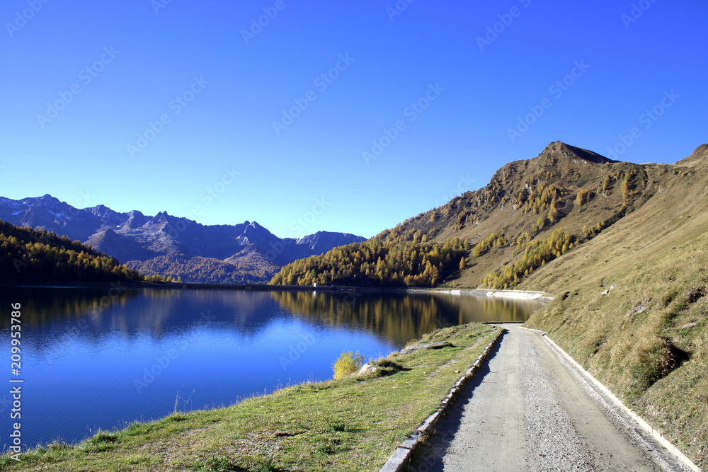 Paesaggio Lago Ritom, Svizzera