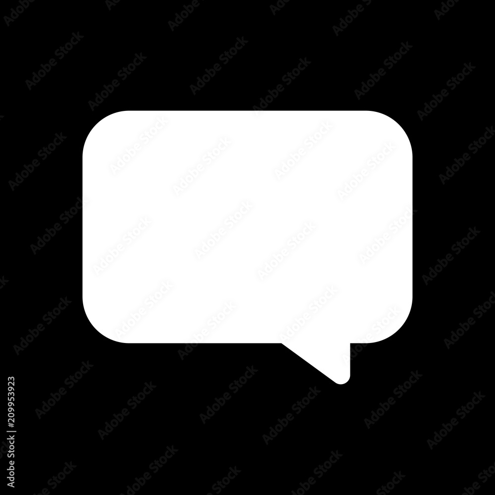 Simple text cloud. White icon on black background. Inversion Simple text cloud. White icon on black background. Inversion