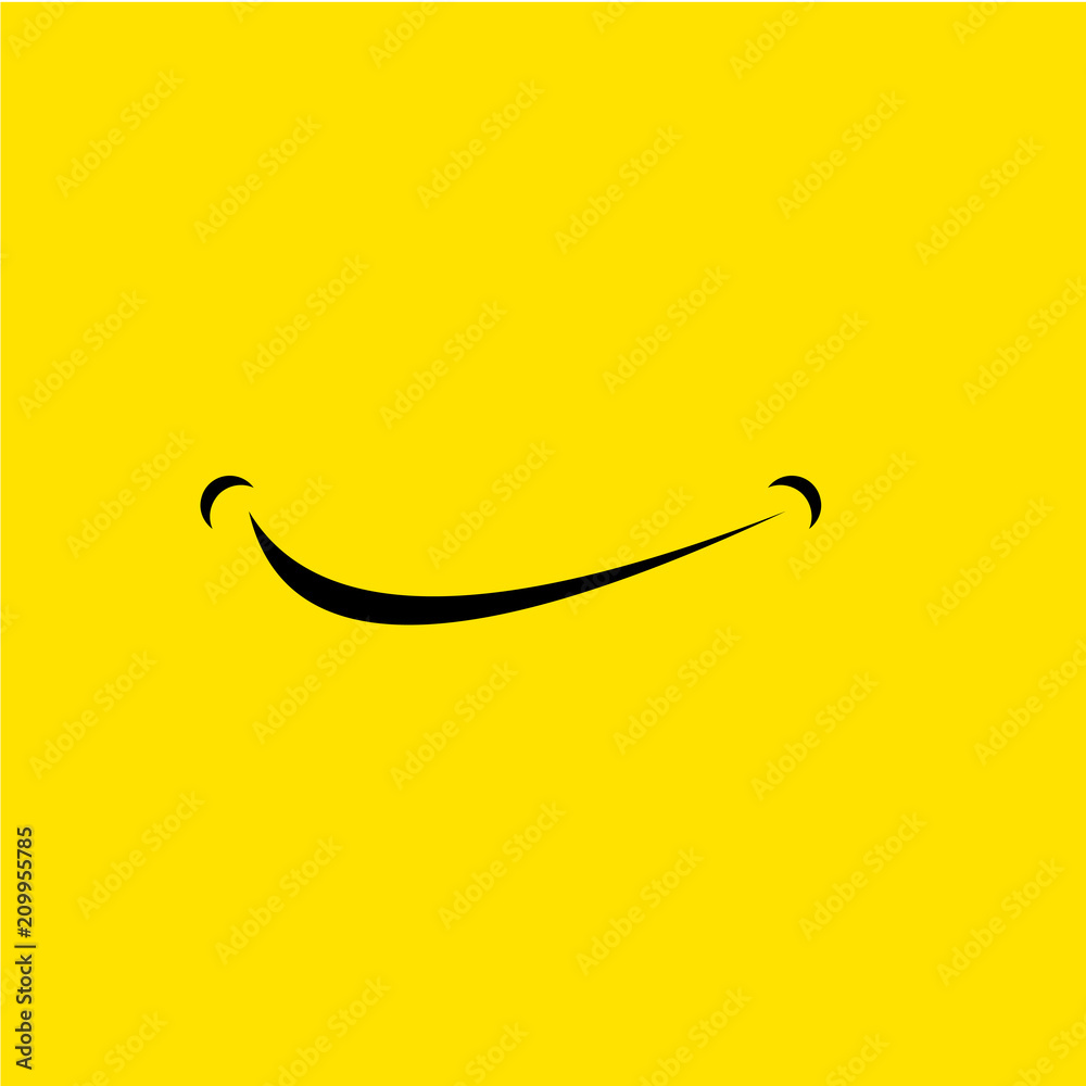 Smile Vector Template Design Illustration Smile Vector Template Design Illustration