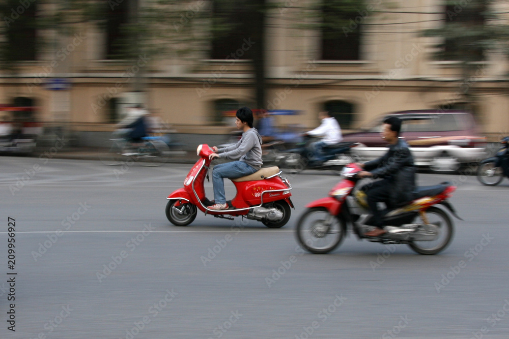 The Busy Streets of Hanoi, Vietnam