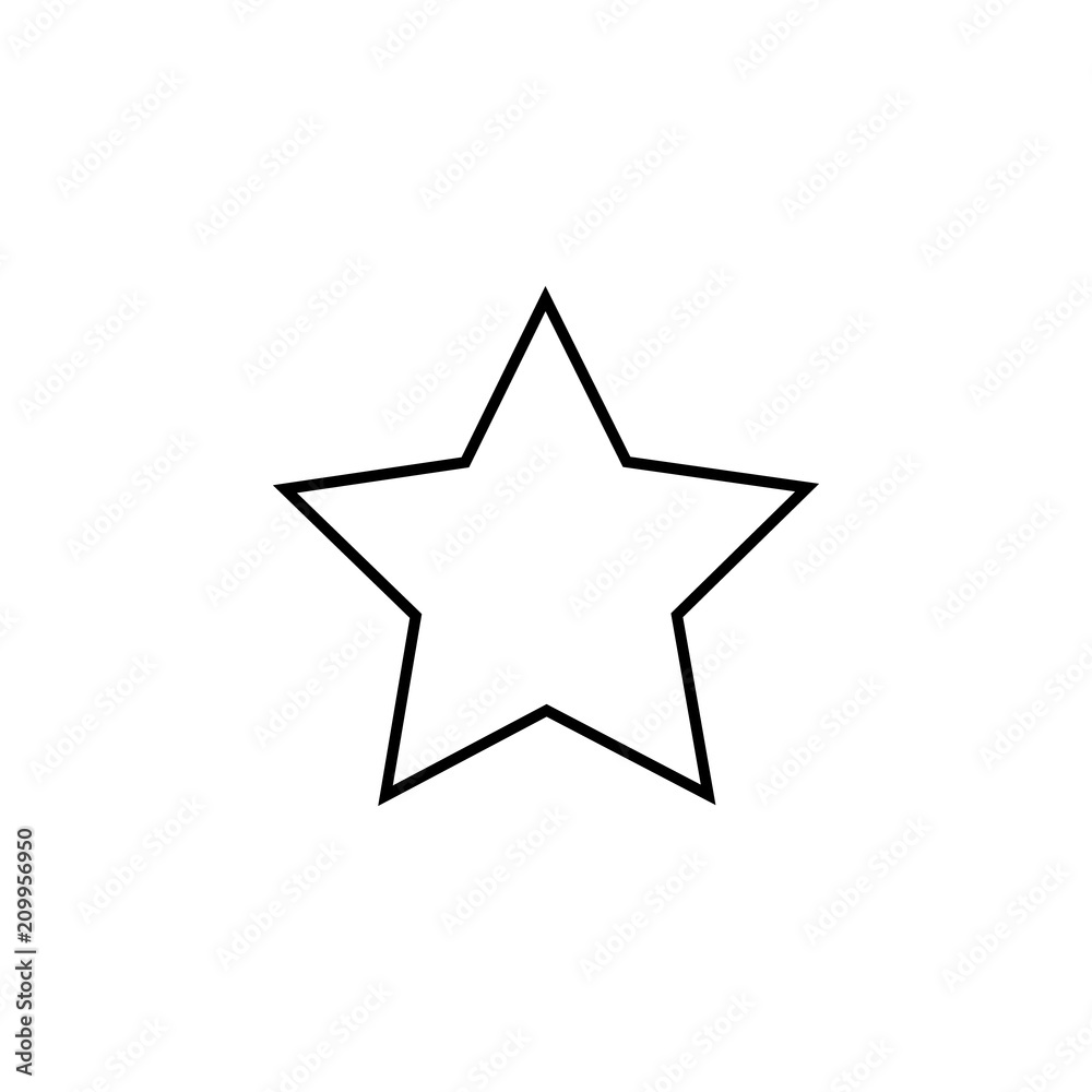 five pointed star line icon. Element of star icon for mobile concept and web apps. Thin line five pointed star icon can be used for web and mobile. Premium icon five pointed star line icon. Element of star icon for mobile concept and web apps. Thin line five pointed star icon can be used for web and mobile. Premium icon
