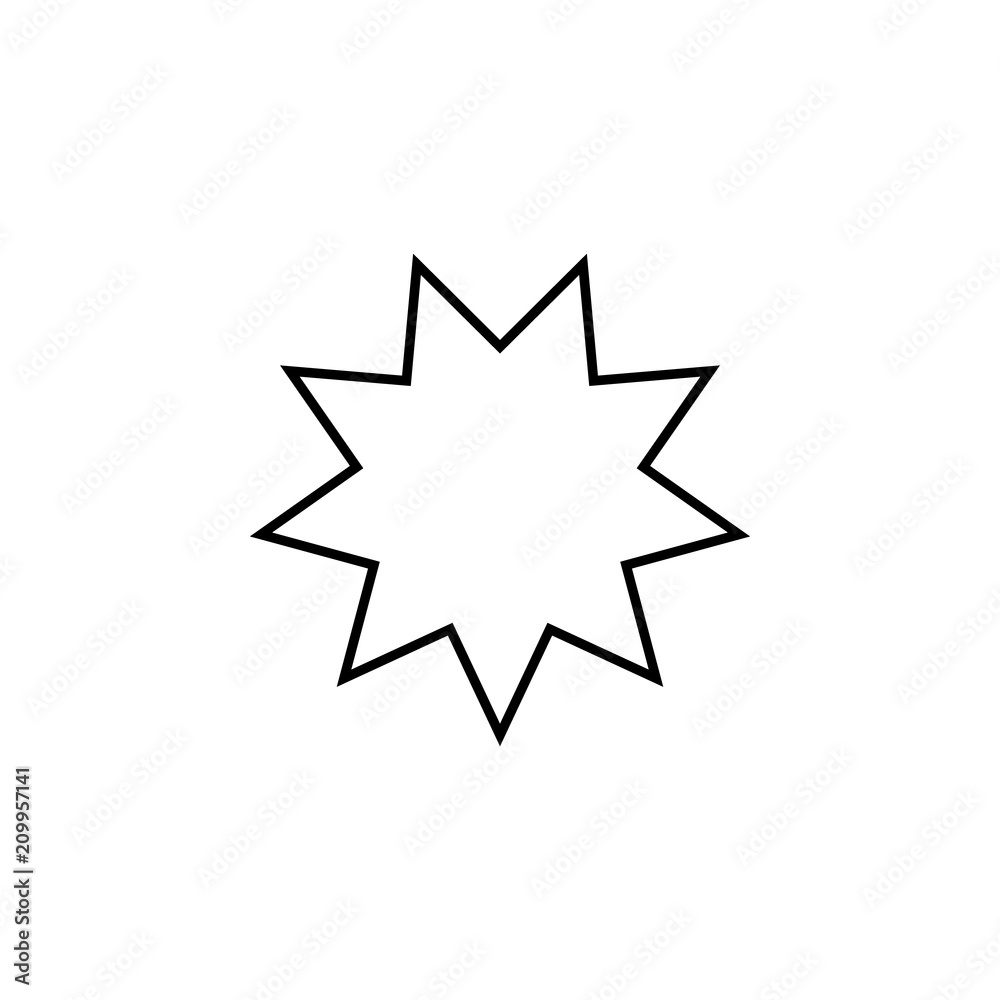 star line icon. Element of star icon for mobile concept and web apps. Thin line star icon can be used for web and mobile. Premium icon star line icon. Element of star icon for mobile concept and web apps. Thin line star icon can be used for web and mobile. Premium icon