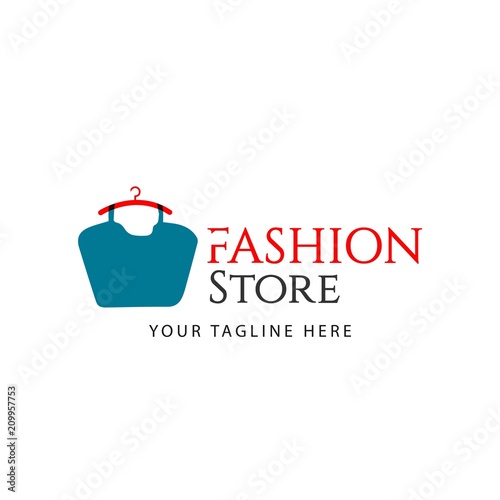 Fashion Store Vector Template Design Illustration