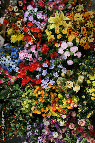 Flower Shop at Ben Thanh Market photo