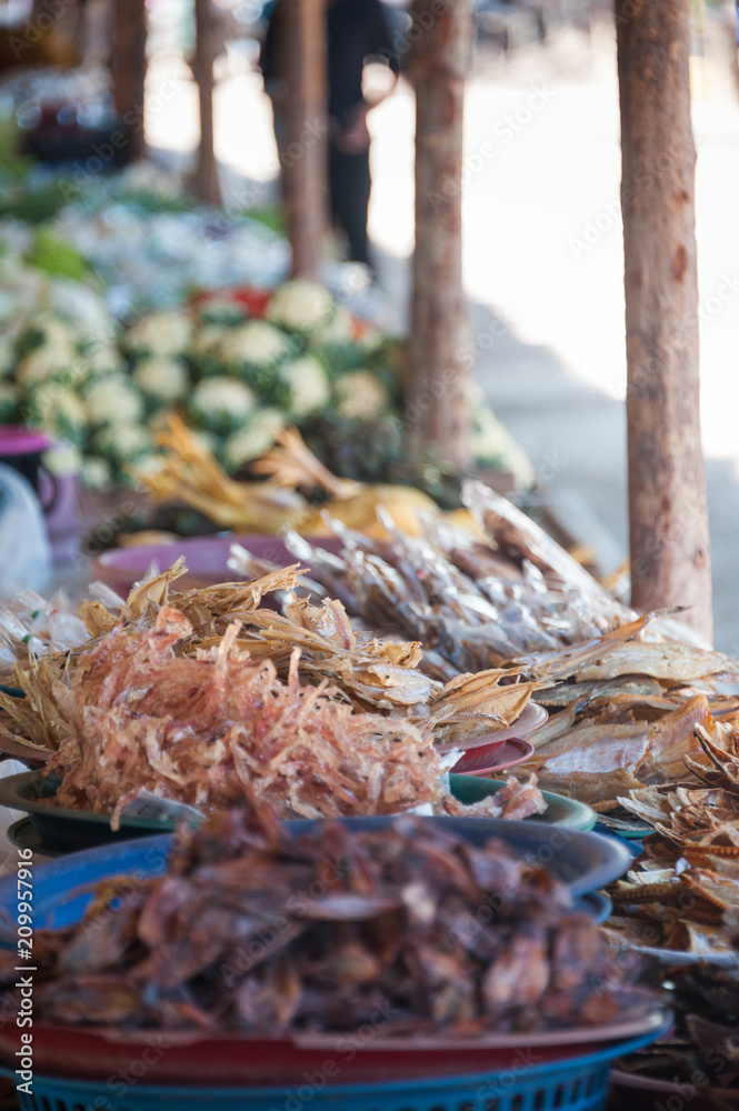 Thailand village market spread Thailand village market spread