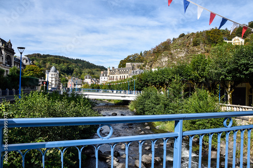 La Bourboule , France -September 22, 2016: Visit La Bourboule in Auvergne, France.