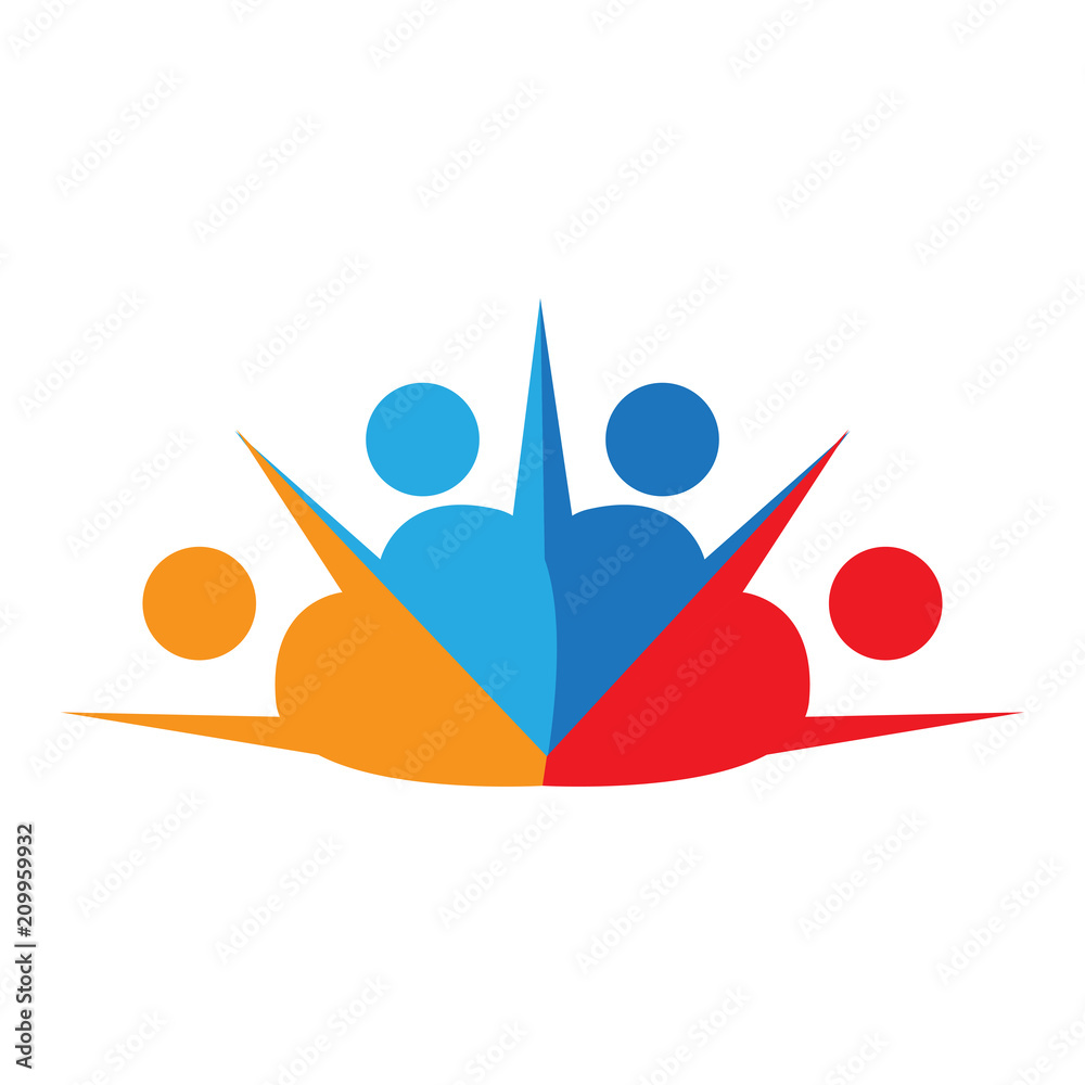 Isolated business teamwork icon Isolated business teamwork icon