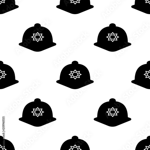 police cap icon. Element of Oil icons for mobile concept and web apps. Pattern repeat seamlesspolice cap icon can be used for web and mobile