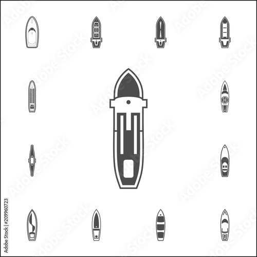 sea ferry icon. Detailed set of Ships icons. Premium quality graphic design sign. One of the collection icons for websites, web design, mobile app