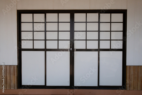 japanese door   design a pattern background .