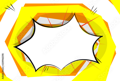 Vector illustrated comic book style abstract background.