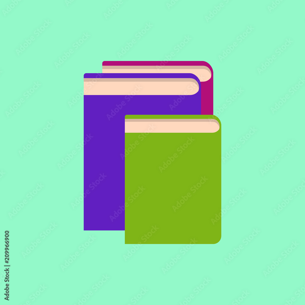 books flat icon. Element of star icon for mobile concept and web apps. Illustration books flat icon can be used for web and mobile. Premium icon books flat icon. Element of star icon for mobile concept and web apps. Illustration books flat icon can be used for web and mobile. Premium icon