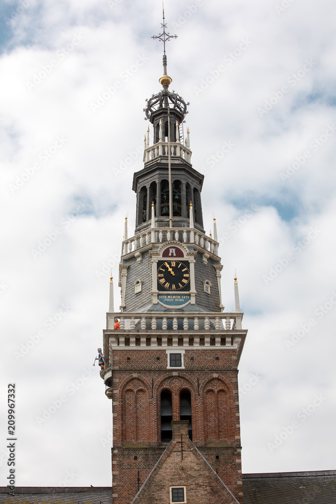 Waaggebouw, weigh house tower, Alkmaar, Netherlands