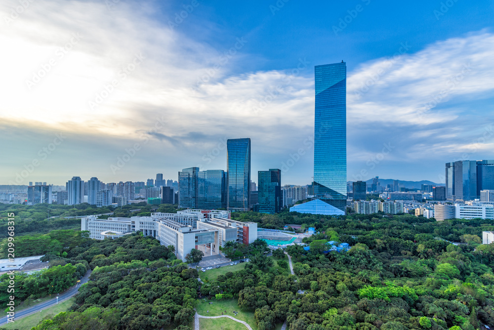Skyline of Shenzhen University