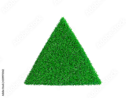 Patch of grass in form of t...