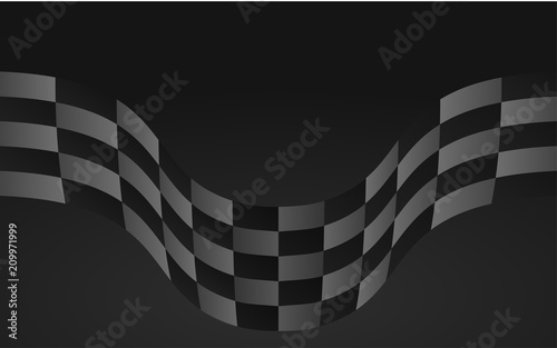 race flag checkered waving flag background