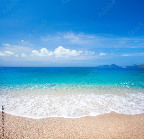 beach and beautiful tropical sea