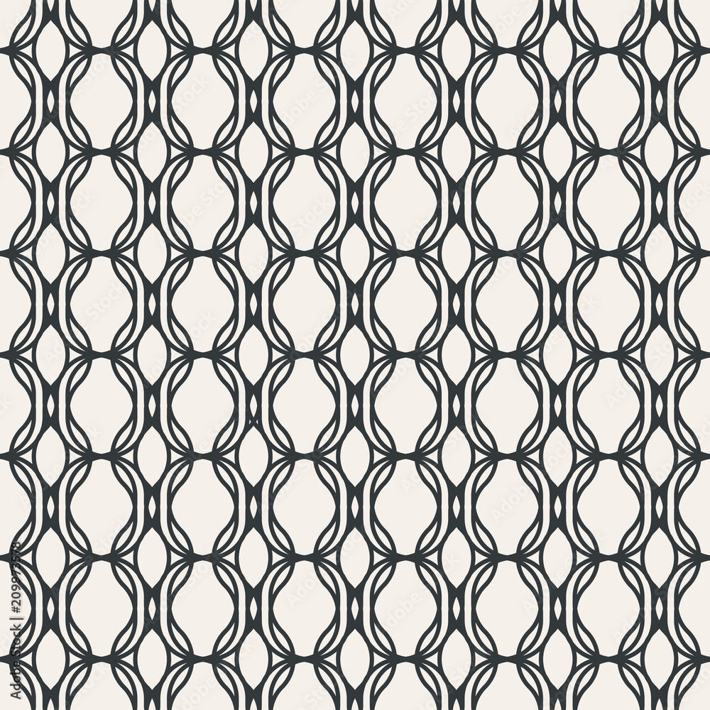 Lace line seamless abstract pattern monochrome or two colors vector Lace line seamless abstract pattern monochrome or two colors vector