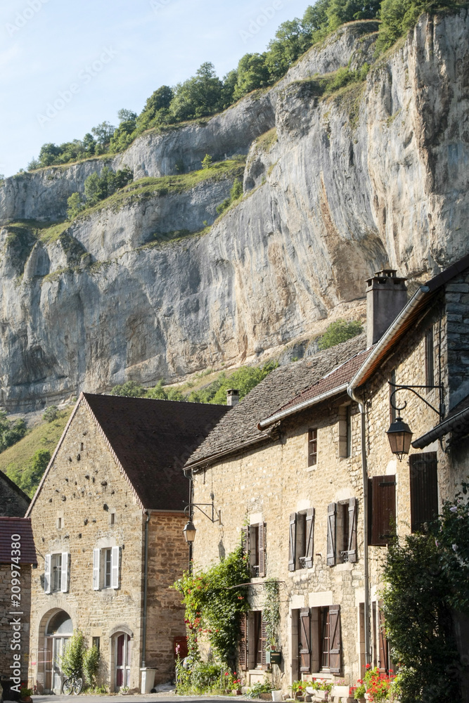 Old medieval village of Baume les Messieurs in France