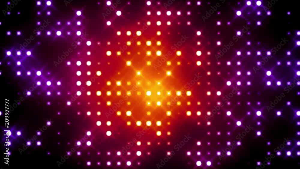 Red Glittering Light Grid Red Glittering Light Grid