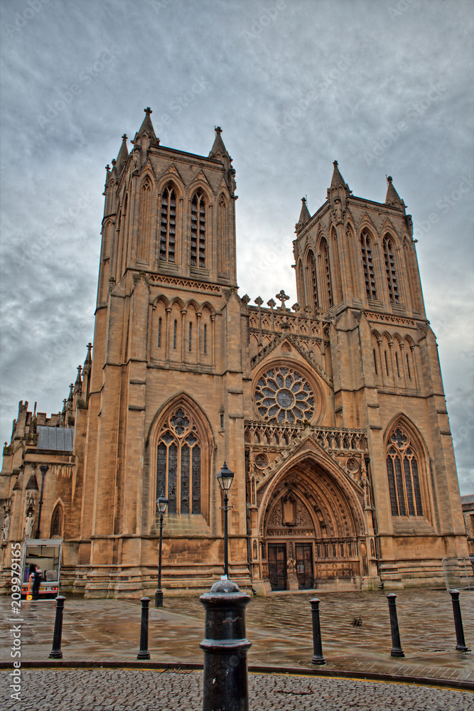Bristol Cathedral, Bristol, England, UK. (HDR)