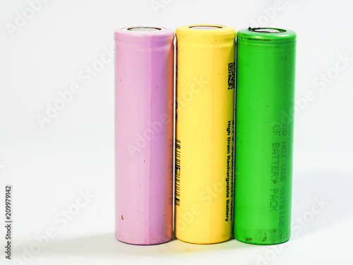 Old batteries .