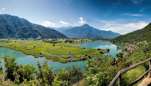 Riserva natura di pian di Spagna - lago di Como - Italy