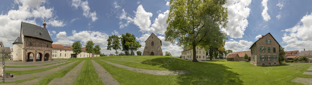 View of the King‘s Hall in Lorsch, Hesse, Germany