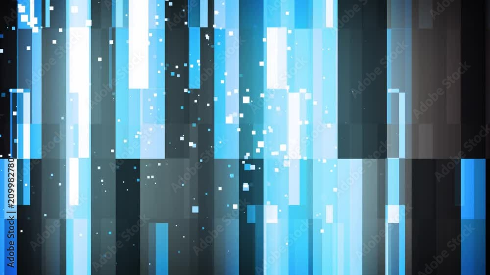 Blue Grid Locked Particles Blue Grid Locked Particles