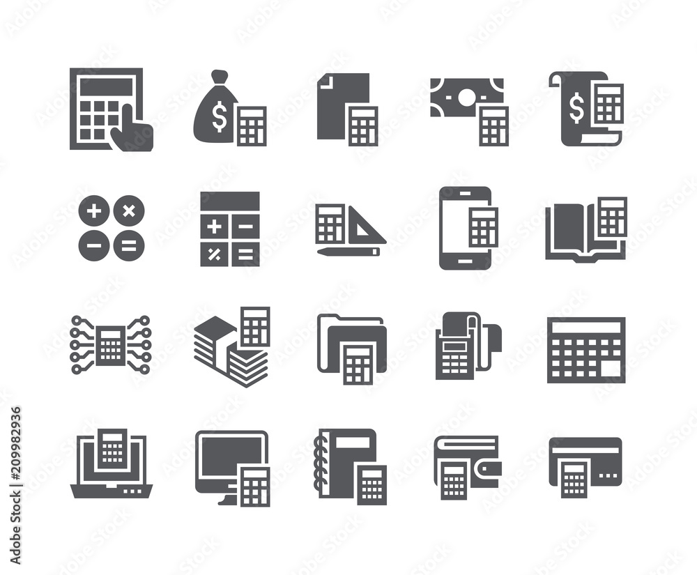 Simple flat high quality vector icon set,Calculation related icons collection, banking, receipts, engineering calculators and more.48x48 Pixel Perfect. Simple flat high quality vector icon set,Calculation related icons collection, banking, receipts, engineering calculators and more.48x48 Pixel Perfect.
