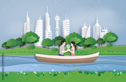 Couples cruise in the pool.