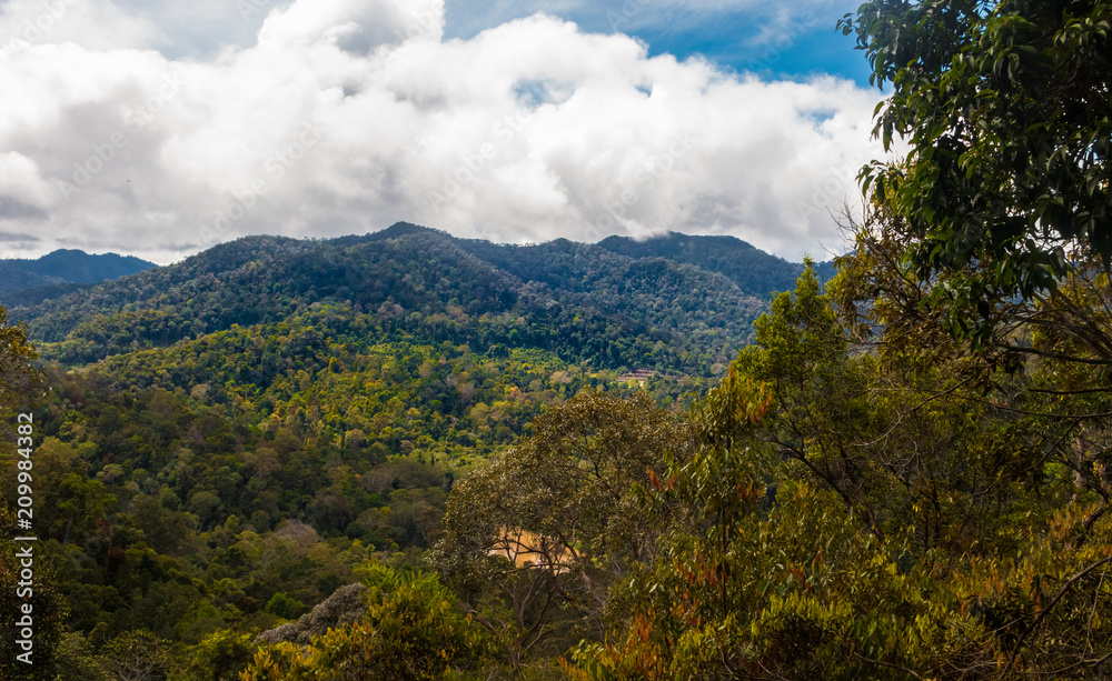 The beautiful panoramic view at the first look-out of Bukit Teresek, a hill that overlooks Taman Negara National Park in Malaysia. The beautiful panoramic view at the first look-out of Bukit Teresek, a hill that overlooks Taman Negara National Park in Malaysia.
