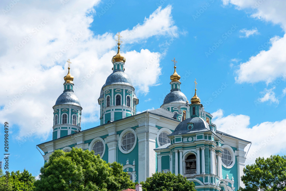 The Cathedral Church of the Assumption in Smolensk, Russia.