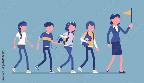 School group excursion