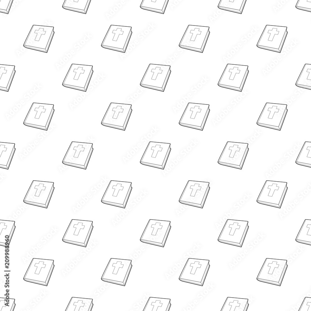 Bible pattern vector seamless repeating for any web design Bible pattern vector seamless repeating for any web design