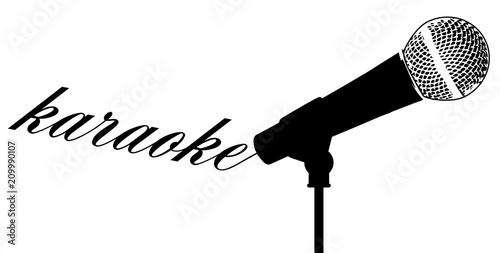 Karaoke Microphone Background