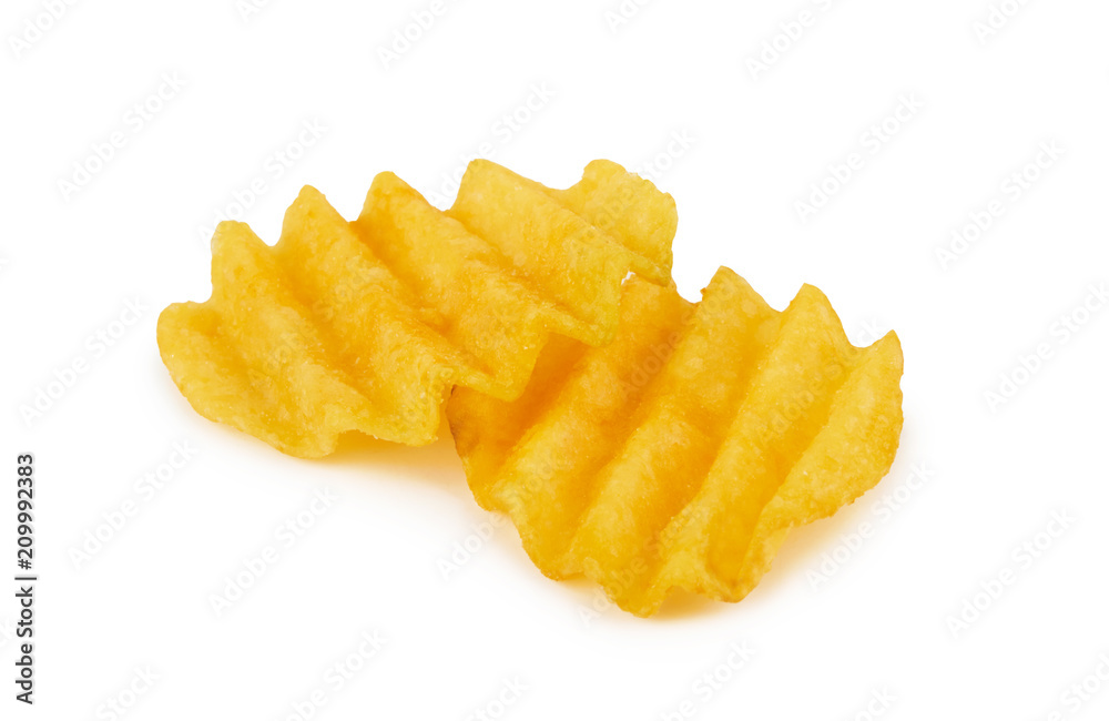 Potato chips isolated Potato chips isolated